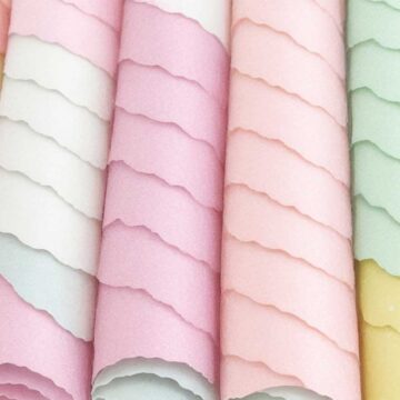 Esspapier und Zuckerpapier als Verpackung