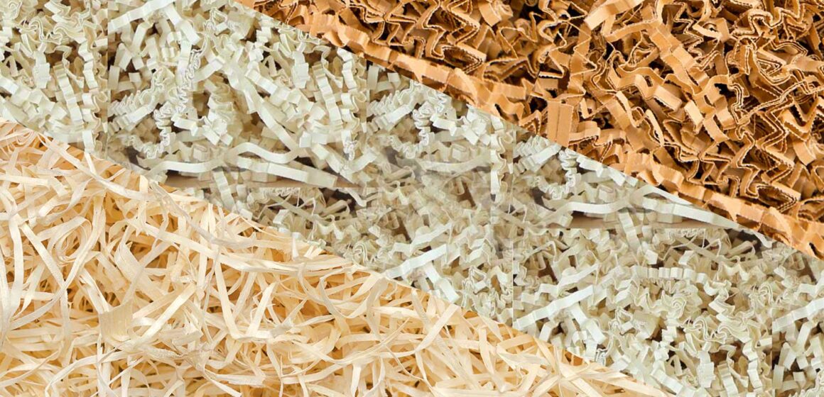 Vergleich Holzwolle und Papierwolle