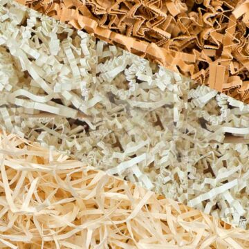 Vergleich Holzwolle und Papierwolle