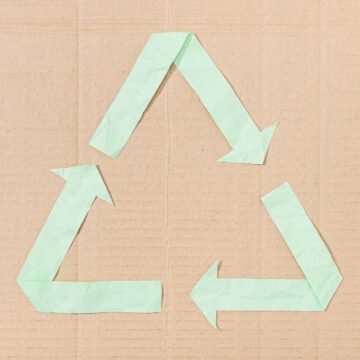 Karton aus Altpapier